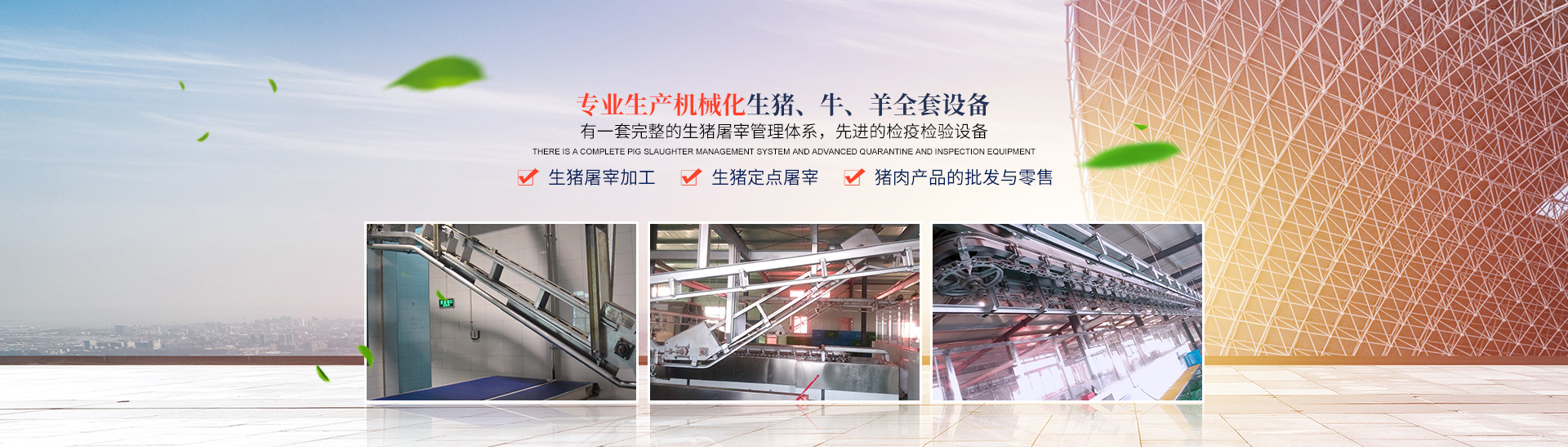 DAJIANG.com大江体育(中国大陆)科技公司_湖南卧式放血输送机|不锈钢烫毛池销售